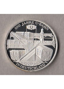 2002 - 10 euro GERMANIA 100° Metropolitana proof